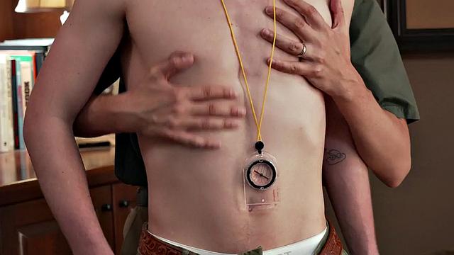 Elder gay scout fucks twink bottom in office