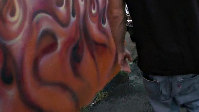 Watch a straight guy get surprised by a gay gloryhole encounter