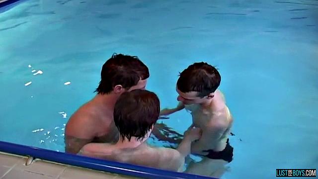 3 Boys Crazy For Cock At The Pool - Sean McKenzie, Jon Janes & Carl Johnson