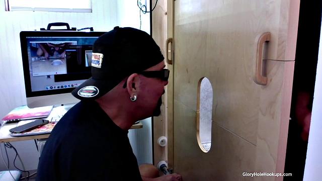 Afternoon Gloryhole Dick Feeding