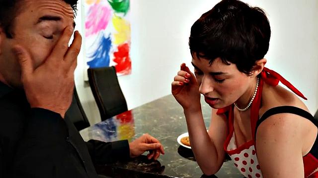 Sexy dirty babe fucked by big dick in wet pussy hole