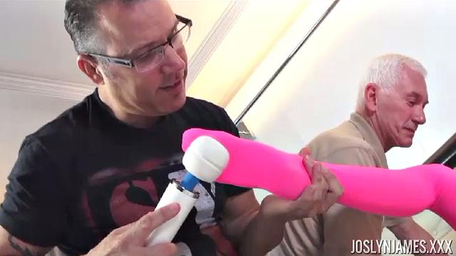 Joslyn James Tied Up While 4 Guys Do What They Want