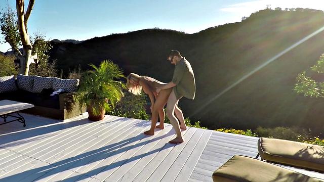 Experience the ultimate POV outdoor fuck-fest with a tattooed babe and her glasses on!