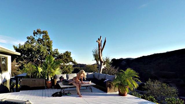 Experience the ultimate POV outdoor fuck-fest with a tattooed babe and her glasses on!