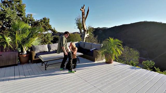 Experience the ultimate POV outdoor fuck-fest with a tattooed babe and her glasses on!