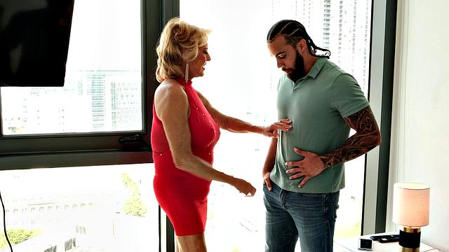 28-year-old fucks 76-year-old Desiree Eden hard