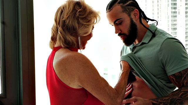 28-year-old fucks 76-year-old Desiree Eden hard