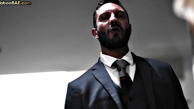 Cheating babe sucks cock and got pussy pounded in threesome