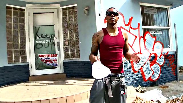 Poor black thug agrees to going gay with white dude