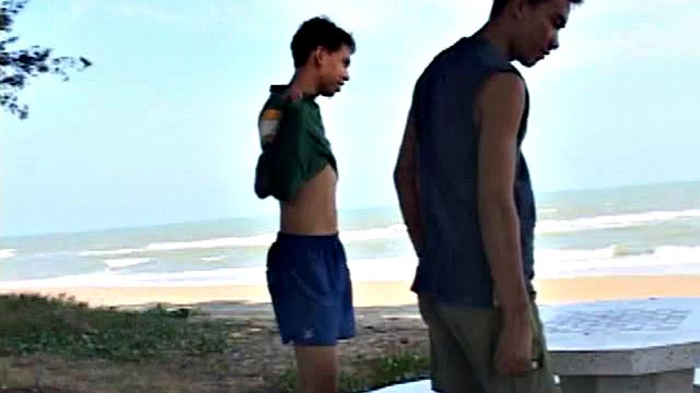 Horny asian twink assdrilled by BF