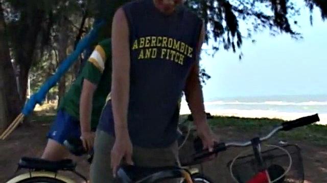 Horny asian twink assdrilled by BF