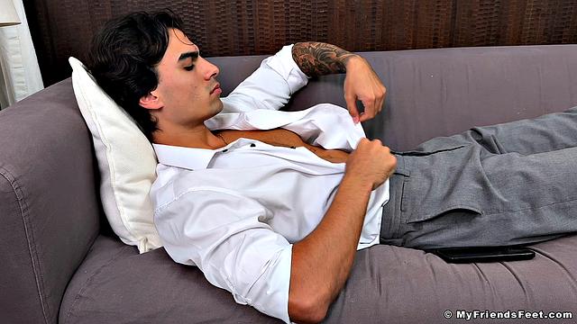 Samir Gets Worshiped in Dress Socks - Samir