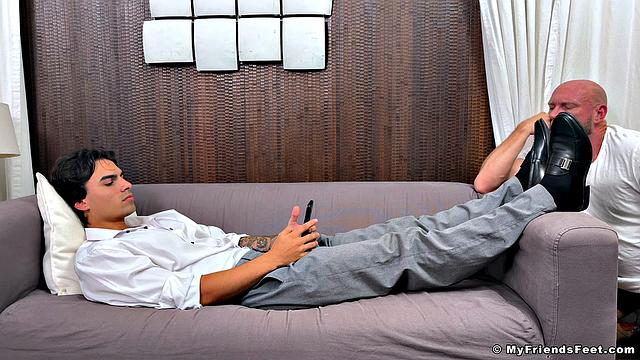 Samir Gets Worshiped in Dress Socks - Samir