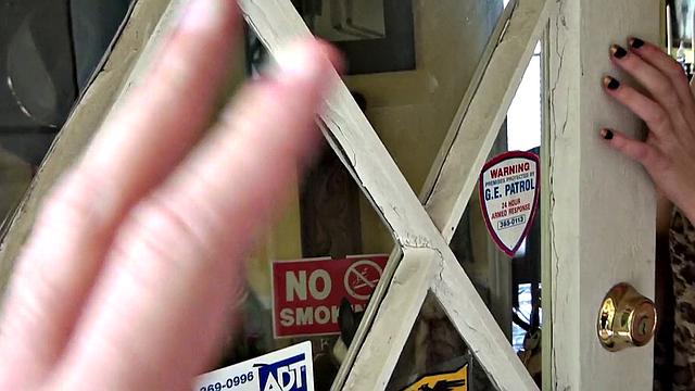 Blonde camgirl gives a hot BJ and gets a cumshot in POV