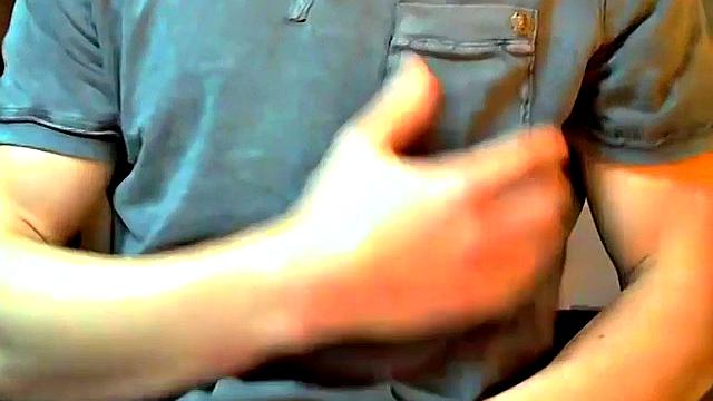Zack Randall In a Vintage Live Masturbation Show