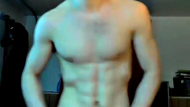 Zack Randall In a Vintage Live Masturbation Show
