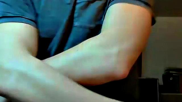 Zack Randall In a Vintage Live Masturbation Show