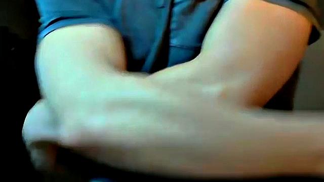 Zack Randall In a Vintage Live Masturbation Show