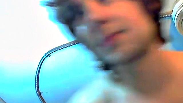 Zack Randall In a Vintage Live Masturbation Show