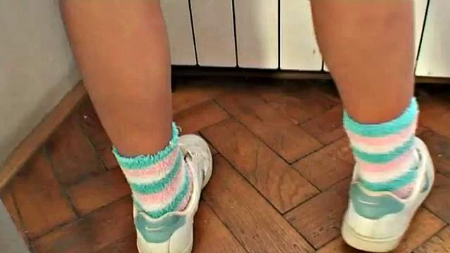 Hot teen gets fucked and creampied.