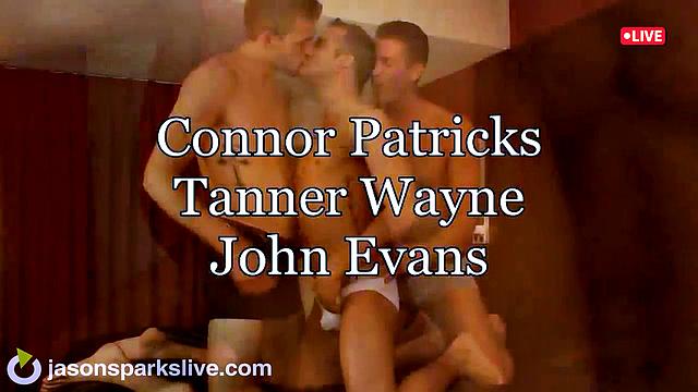 Connor Patricks, Tanner Wayne and John Evans