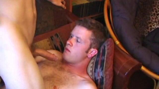 Shane shows up to play with new pal Nate, who is more than eager to get into those pants. Both strip down and are naked in no time. Nate leans down to suck Shane's hard cock first and gets it all nice and wet before Shane does the same for him.