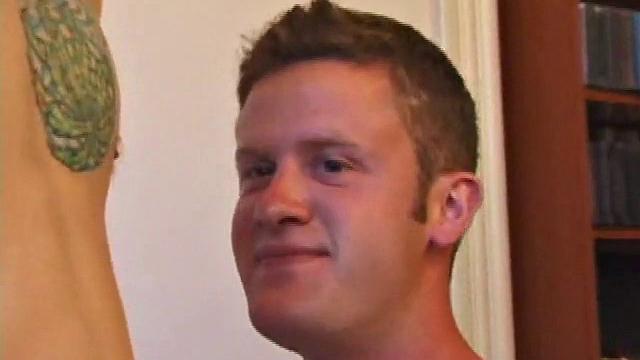 Shane shows up to play with new pal Nate, who is more than eager to get into those pants. Both strip down and are naked in no time. Nate leans down to suck Shane's hard cock first and gets it all nice and wet before Shane does the same for him.