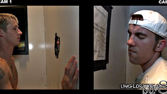 Gay gloryhole fooling naive straight
