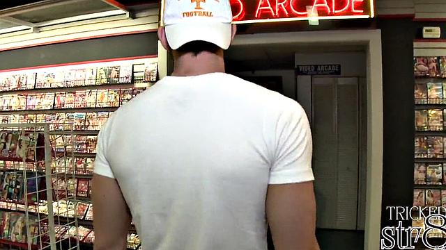 Gay gloryhole fooling naive straight