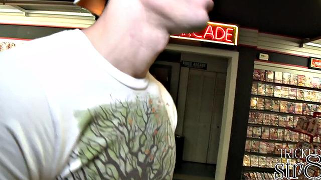 Gay gloryhole fooling naive straight