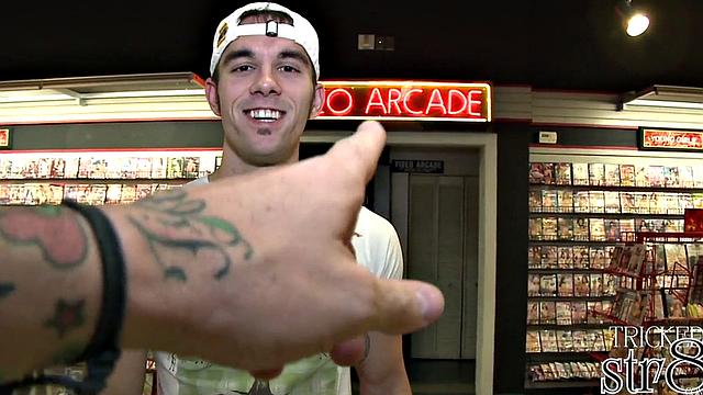 Gay gloryhole fooling naive straight