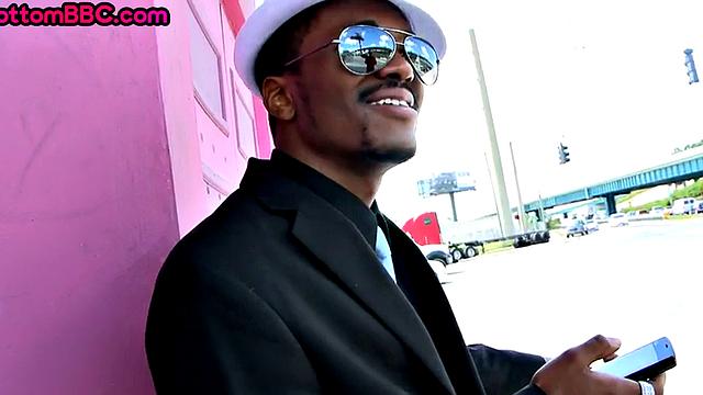 Real Nubian picked up to get fucked in DILF anal