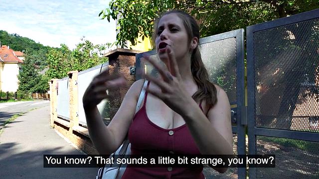 Public busty bae gets titfuck outdoors before doggystyled POV