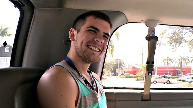 Fooled blindfolded barebacking gay after blowjob