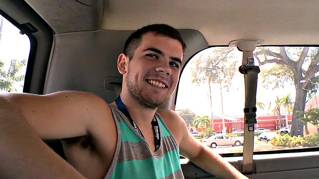 Fooled blindfolded barebacking gay after blowjob