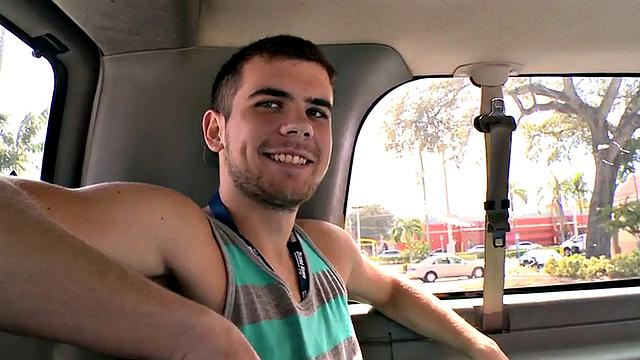 Fooled blindfolded barebacking gay after blowjob