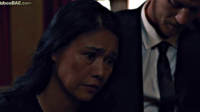 Busty Asian MILF bounces on lover's cock in affair