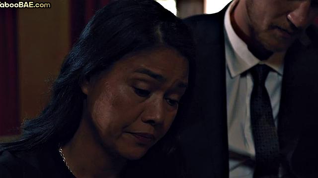 Busty Asian MILF bounces on lover's cock in affair