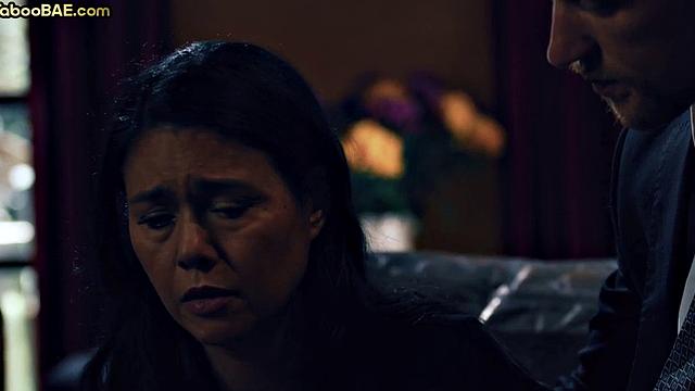 Busty Asian MILF bounces on lover's cock in affair