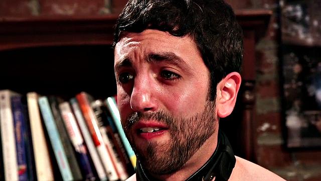 Mean ebony femdom riding stranger