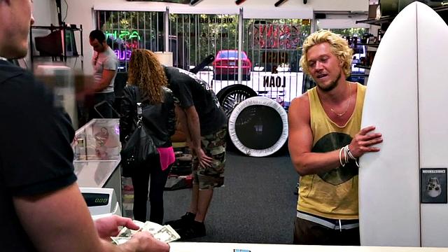 A hot boss cheat on his wife with a customer in the ass in POV