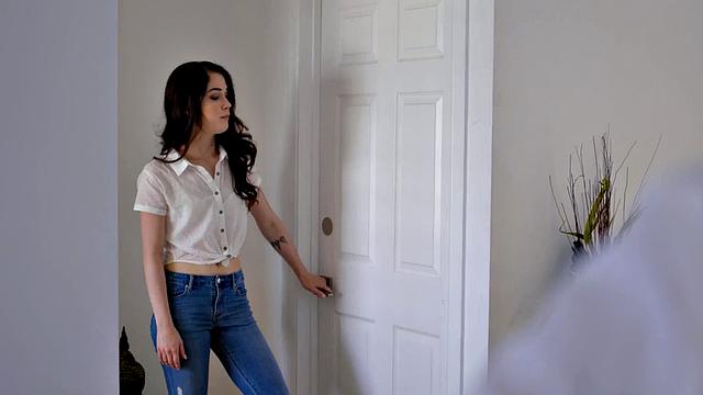 A tattooed brunette couple get naughty in the bedroom with ass licking and face sitting