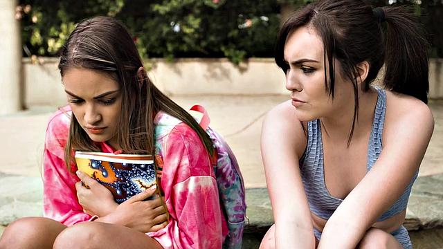 Nympho bitches enjoy eating pussies after kissing