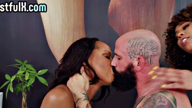 Amateur nubian goddesses with white guy