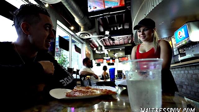 Waitress POV - Skylar Valentine - Pint-sized Pizzeria Cutie