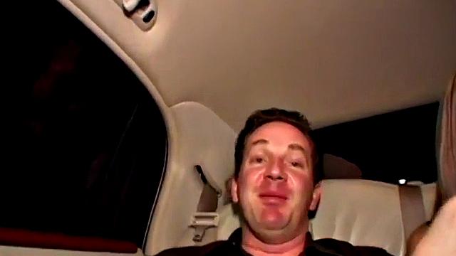 Hot blonde sucks off fat oldman cock