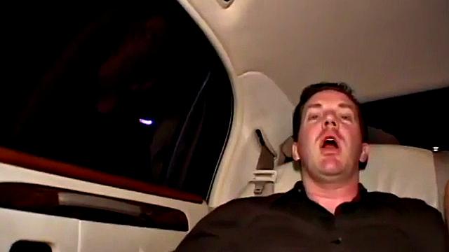 Hot blonde sucks off fat oldman cock