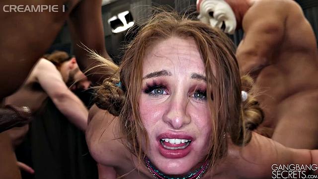 Yes, give it to me rough! Gangbang me!