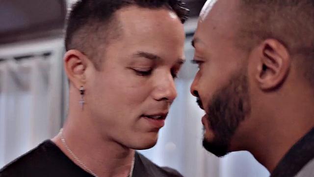 IR loving bottom passionately barebacked by hunk BF