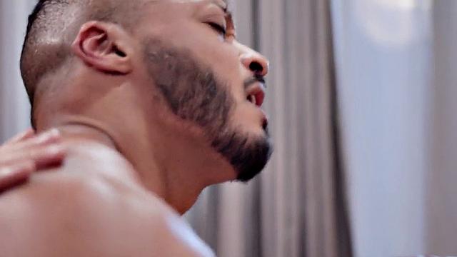 IR loving bottom passionately barebacked by hunk BF